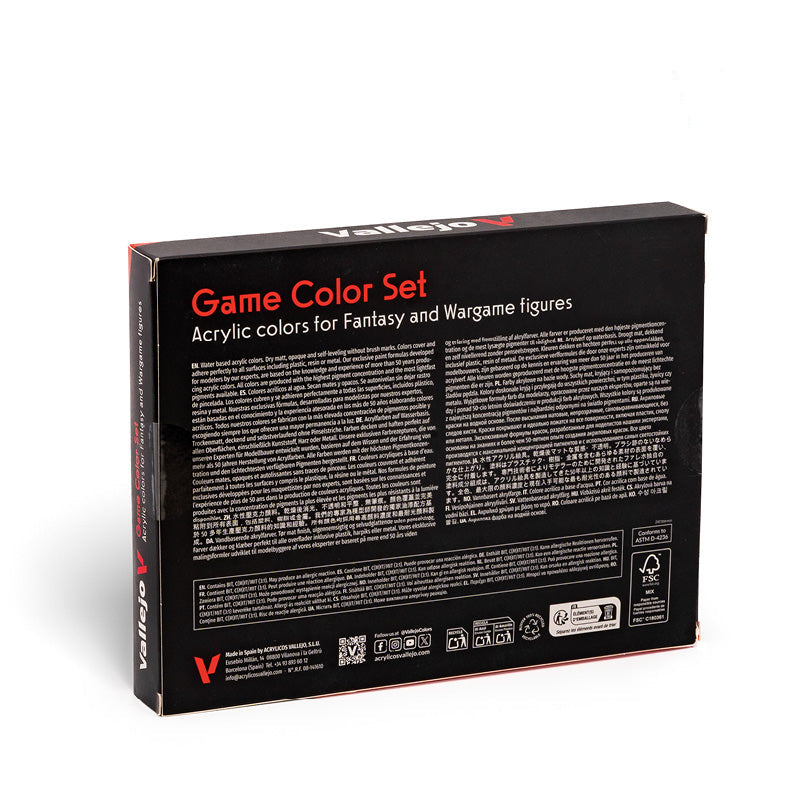 72.299 Vallejo Game Colour Set - Introduction (16 x 18ML)