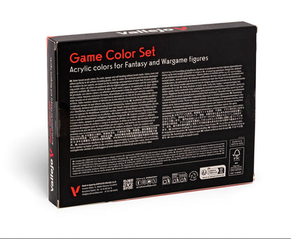72.189 Vallejo Game Colour Set : Leather & Metal (16 x 18 ML)