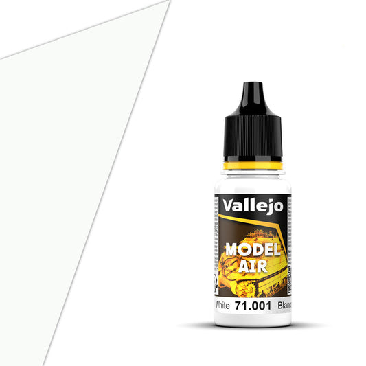 71.001 Vallejo Model Air - White - 18 ML