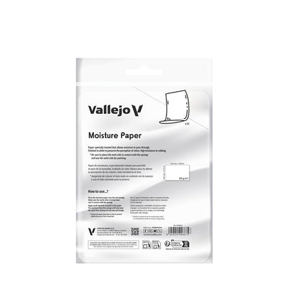 B90003 Vallejo Moisture Paper for Wet Palette - 30 Sheets