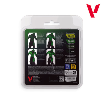 72.391 Vallejo Game Colour Set - Ork Skin (4 x 18ML)