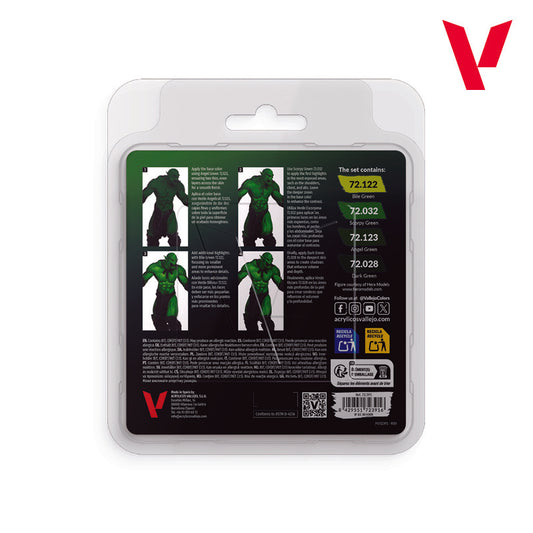 72.391 Vallejo Game Colour Set - Ork Skin (4 x 18ML)