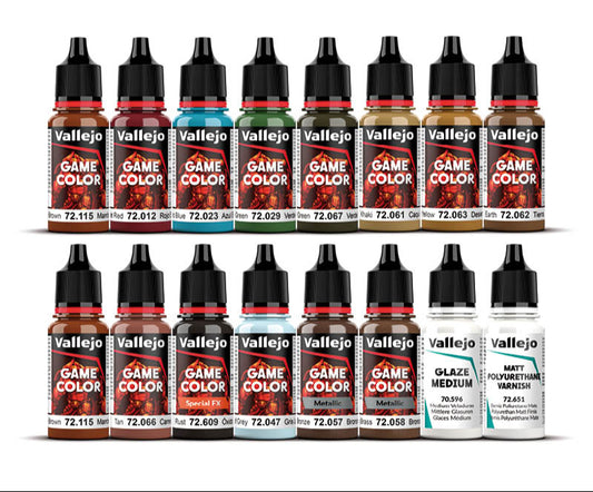 72.188 Vallejo Game Colour Set : Specialist (16 x 18 ML)