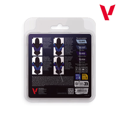 72.389 Vallejo Game Colour Set - Ultramarine Color (4 x 18ML)