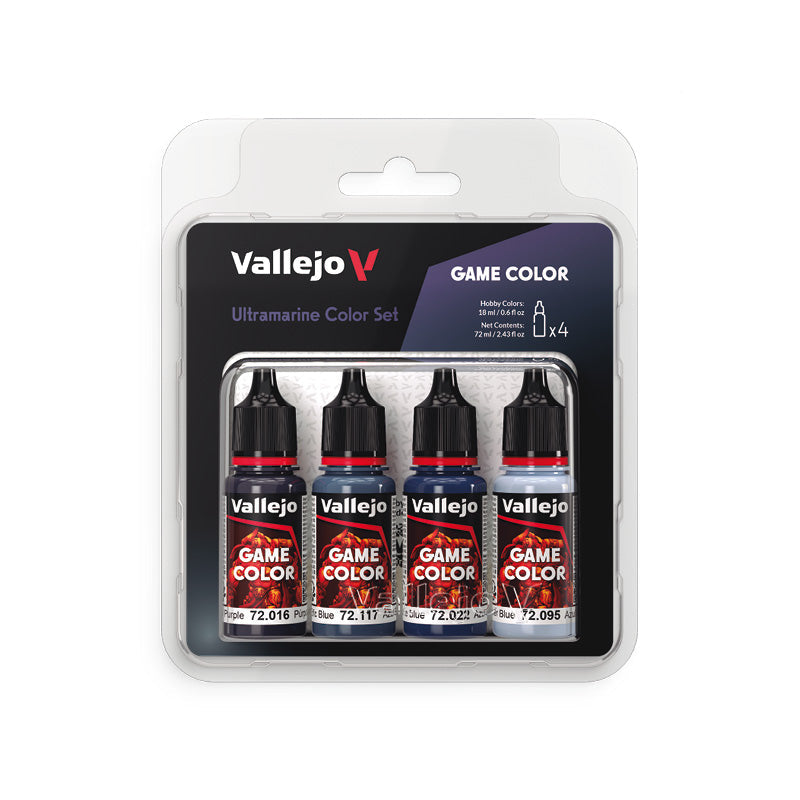 72.389 Vallejo Game Colour Set - Ultramarine Color (4 x 18ML)