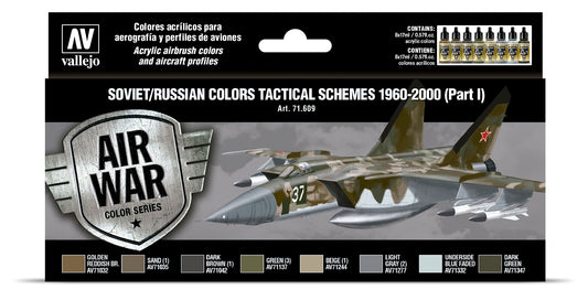 71.609 Vallejo Model Air Set - Soviet/Russian colors Tactical Schemes 1960-2000 (Part I) 71609