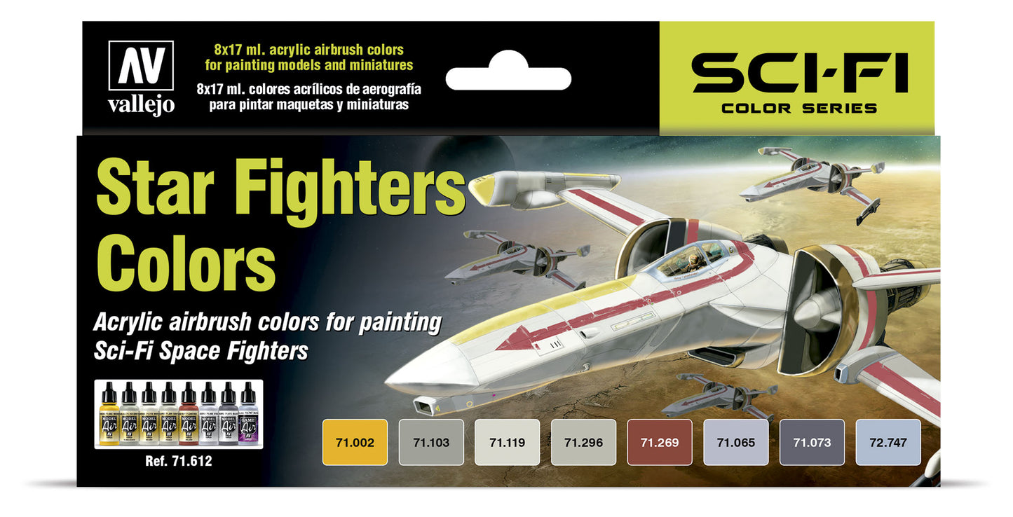 71.612 Vallejo SCI-FI Color Series - Star Fighters Colors 71612