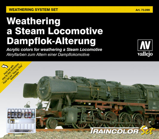 Vallejo Weathering a Steam Locomotive 73.099