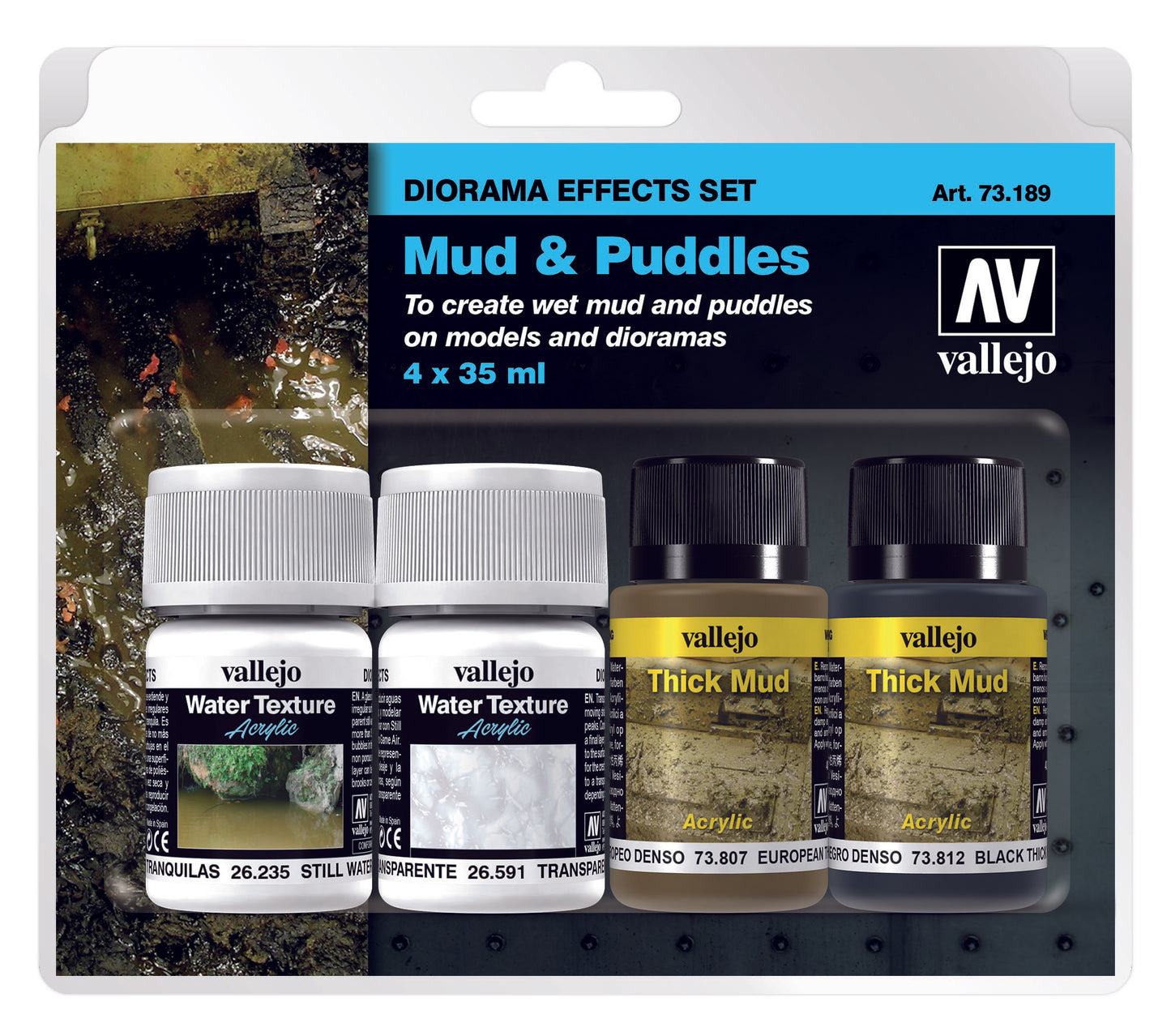 Vallejo Mud & Puddles Set 73.189