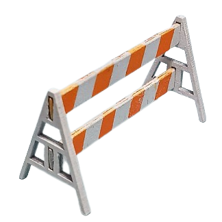 Wooden Road Barricade kit